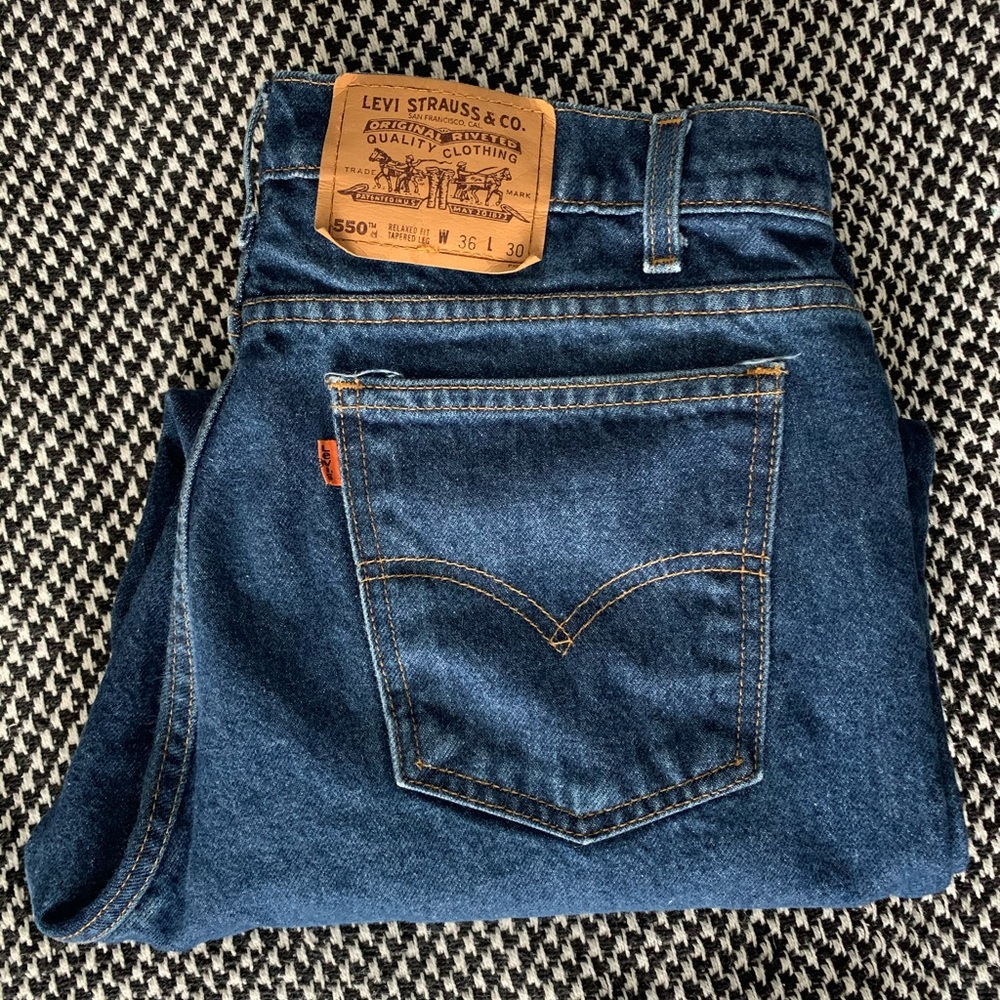 Vintage Orange Tab 550 Levi’s